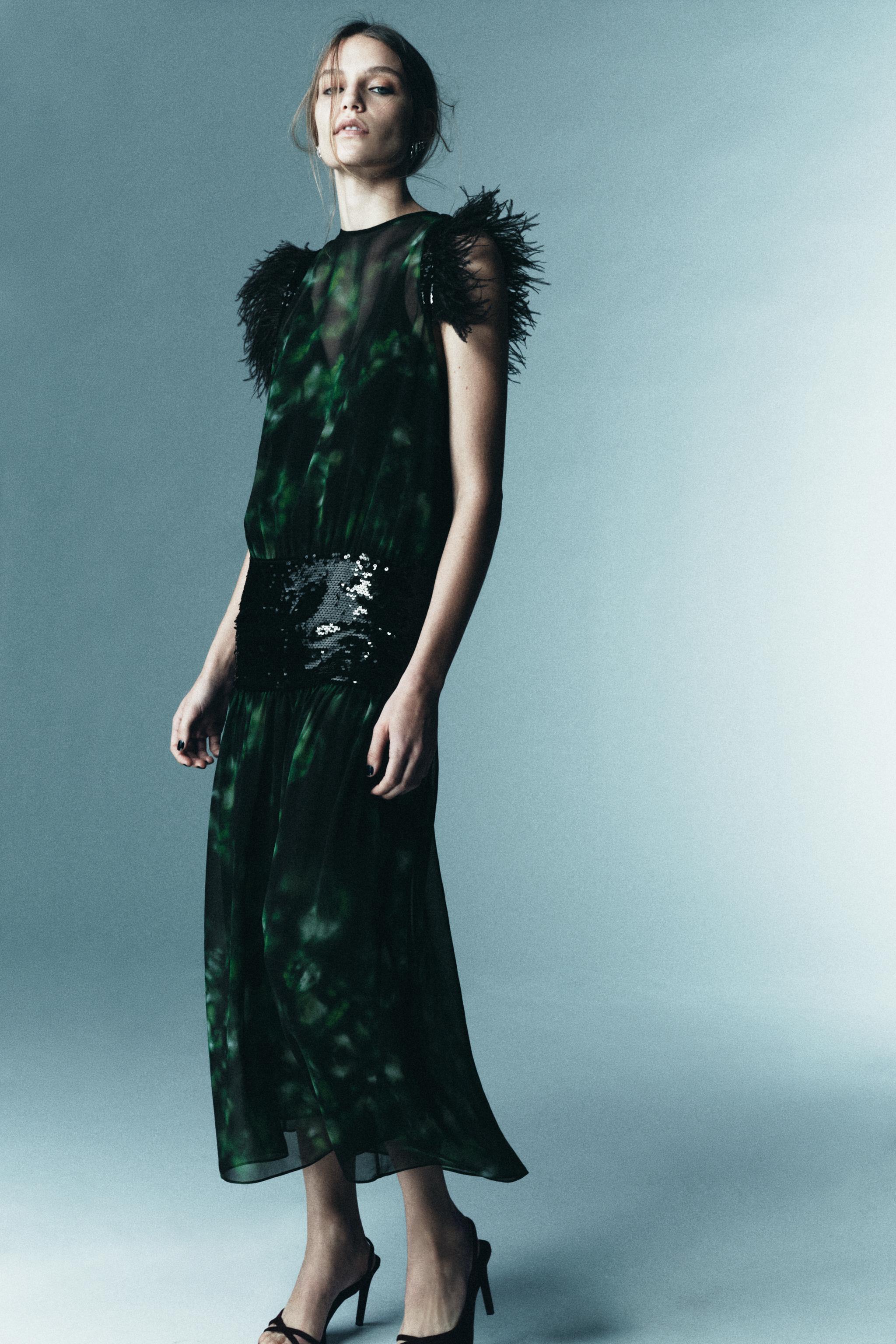 LIMITED EDITION COMBINATION PRINTED DRESS